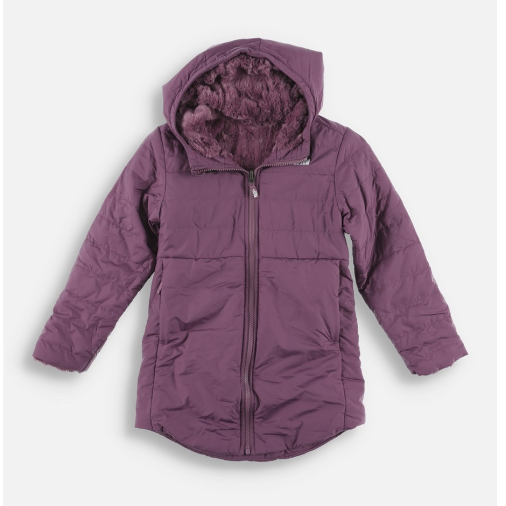 TNF Girls' Reversible Mossbud Swirl Parka